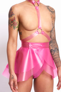 PINK SKIRT WITH PANTIES